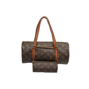 LOUIS VUITTON Papillon Handbag Monogram Canvas Brown